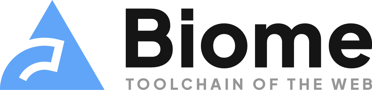 Biome - Toolchain of the web